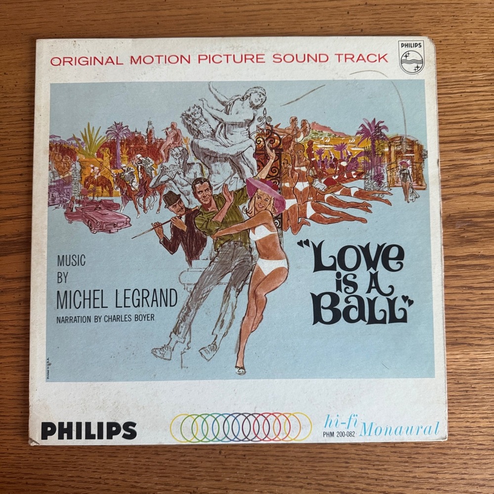 Love Is A Ball Original Motion Picture Soundtrack‎ Vinyl Record Philips
